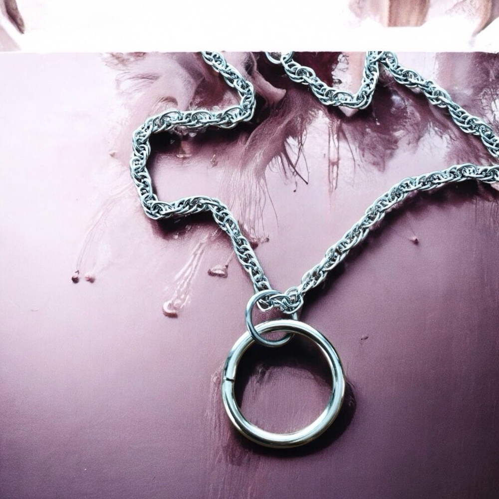🆕 Cable Ring Stainless Steel Necklace